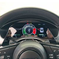 Layar LCD 1920*720p Sistem Linux Speedometer Otomatis untuk Audi A6 C7 A7 Peningkatan Kluster Digital Dashboard