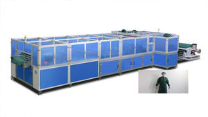 Mesin Pembuat Pakaian Pelindung Sekali Pakai Otomatis & Baju/Gaun dengan PLC dan Motor untuk Penggunaan Rumah Sakit - Product Image 2