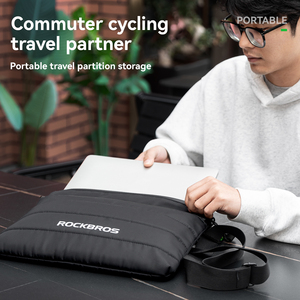 Pour ROCKBROS <span class=keywords><strong>sac</strong></span> de vélo en Nylon Durable pour hommes femmes Portable tablette ordinateur <span class=keywords><strong>urbain</strong></span> navettage voyage multiforme <span class=keywords><strong>cyclisme</strong></span> stockage - Product Image 3