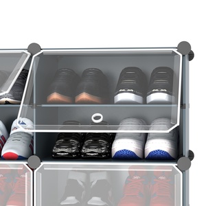 Giá để giày, tủ lưu trữ giày 6 tầng 24 Đôi Kệ giày nhựa tổ chức cho tủ quần áo hành lang lối vào phòng ngủ - Product Image 3