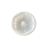 Bol en plastique CPET rond blanc pour emballage alimentaire HSQY