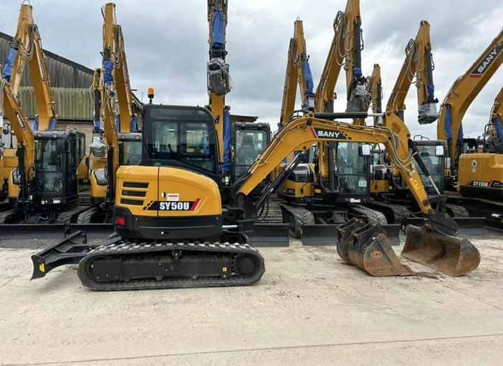 China New Brand Crawler Excavator 5 Ton SY50U Used Sany Machinery