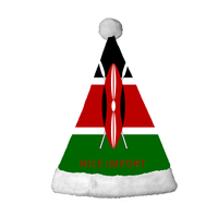 Meistverkaufte Deutschland-Flagge Weihnachtsmützen Komfortable Plüsch-Weihnachtsmützen für Erwachsene Neujahrs-Festliche Party-Kopfbedeckung