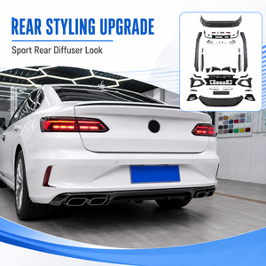 Kit de Adaptación para <span class=keywords><strong>Arteon</strong></span> <span class=keywords><strong>2018</strong></span>+ y CC 2019+ para Parachoques Estilo <span class=keywords><strong>R</strong></span> 2021 (Parachoques Delanteros/Traseros y Faldones Laterales) - Product Image 1