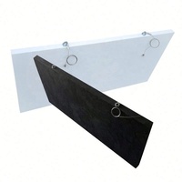 Panneaux acoustiques absorbants le son pour plafond avec design à suspension verticale pour espaces ouverts, finition grain de bois