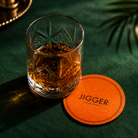 Sous-verres en papier coton imperméables jetables avec logo personnalisé pour hôtels et restaurants