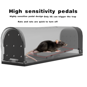 Saijzek yükseltilmiş OEM/ODM yüksek etkili duyarlı büyük kullanımlık katı ABS plastik çevre dostu hiçbir öldürmek insancıl canlı fareler fare - Product Image 3