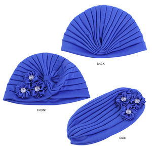 Mode Nouveau design Fille Tête Tissu Fleurs Turban pour enfant - Product Image 2