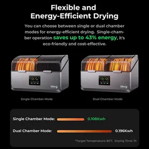 Impresora 3D Creality Original SpacePi X4 Todo en Uno, 80c, Cámaras de Calentamiento Dobles Independientes, Secador Automático Silencioso, 4 Bobinas, Nueva - Product Image 5