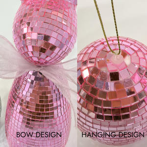 Декоративная статуэтка кролика YACHEN с зеркальным эффектом и декором в виде диско-шара для пасхальных праздников и украшения интерьера - Product Image 4