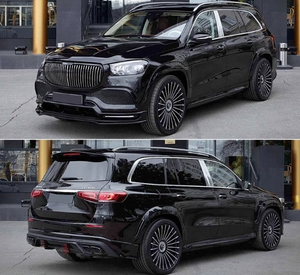 Kit carrosserie de haute qualité pour Mercedes-Benz GLS600 <span class=keywords><strong>Maybach</strong></span> 20-22, style LD, pièces automobiles, lèvre avant, diffuseur arrière, fibre de carbone - Product Image 5