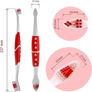 Innovador Cepillo de Dientes para Mascotas de Doble Cabezal y Tres Lados Suaves para el Control del Mal Aliento y el Sarro - Product Image 1