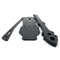 Kit de châssis de drone FPV en fibre de carbone OEM 7 pouces 8 pouces 9 pouces avec gravure CNC et logo personnalisé