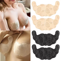 Mamelon autocollant femmes filles jetable Invisible poitrine autocollant dentelle soutien-gorge poitrine Patch soutien-gorge sans soutien-gorge Pasties Pad mamelon couverture autocollants