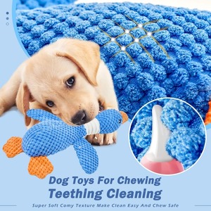 Produits de dropshipping 2026 : Peluche interactive mignonne en forme de canard, jouet à mâcher et couineur pour animaux de compagnie (chats et chiens), Agent de dropshipping - Product Image 2