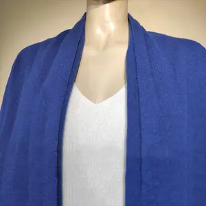 Blue Cardigan Loose Pure Cashmere Women's Top Design Fashion Cardigan Sweater
