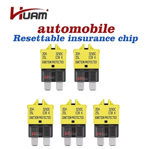 Disjoncteur fusible réarmable E39 fusible ATC/ATO à profil bas 5A 10A 15A 20A 25A 30A 12V-28V 6 paquets pour voiture Marine SUV <span class=keywords><strong>bateau</strong></span> - Product Image 3