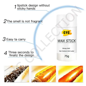 Cire coiffante professionnelle en stick pour une tenue forte et le contrôle des bords - Product Image 4
