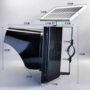 Luz de Baliza Intermitente Amarilla LED Solar Recargable, Luz de Seguridad Vial para Control de Tráfico en Exteriores - Product Image 2