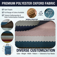 Tissu Oxford 840D double brin 100 % polyester résistant à l'abrasion pour sacs à main, bagages, auvents et textiles de maison – Vente en gros