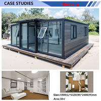Casa Contenedor Plegable Desmontable Moderna - Ecológica, de Instalación Rápida, Tamaño Personalizable, Casa Móvil Prefabricada de Bajo Costo