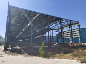 Maison d'entrepôt résistante au vent Colonne structurelle Arche en acier brute Structure métallique pour hangars - Product Image 2