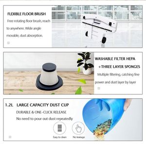 Aspirateur balai électrique filaire portatif 600W, idéal pour la maison, vente en gros, offre spéciale - Product Image 4