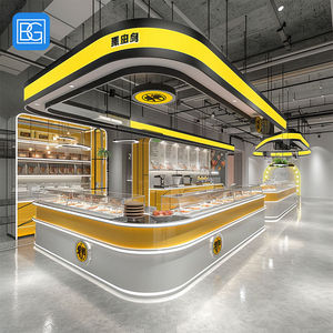 Cà phê cửa hàng quầy <span class=keywords><strong>bar</strong></span> tùy chỉnh quán cà phê cửa hàng đồ nội thất thiết kế bong bóng trà cửa hàng phù hợp hiện đại - Product Image 6