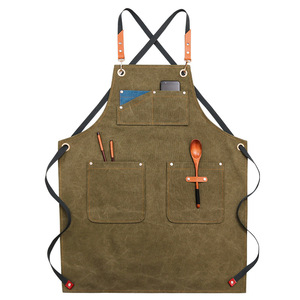 Delantales vaqueros con bolsillos, el mejor Bar ajustable <span class=keywords><strong>personalizado</strong></span>, Barista, trabajo, <span class=keywords><strong>vaquero</strong></span> - Product Image 4