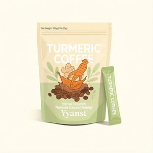 Café de Cúrcuma Premium Herbal Nourish Restore, Suplemento Natural para Energía y Vitalidad, para el Bienestar Diario, 20g*10 - Product Image 1