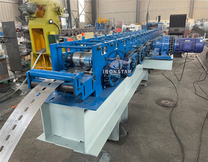 Strut Channel Cold Former <span class=keywords><strong>Ameco</strong></span> Roofing PLAIN Channel41 41 Alone Solar Stand Roll Forming Machine - Product Image 4