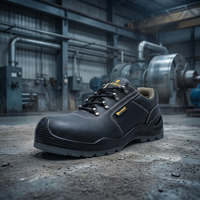 Chaussures de sécurité montantes S3 pour hommes et femmes |   Bottes de travail industrielles en cuir véritable, à embout d'acier, antidérapantes, imperméables, en PU
