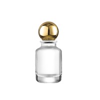 Vente en gros de flacons d'échantillons de parfum bruns 50ml 100ml, flacons en verre transparent avec couvercles