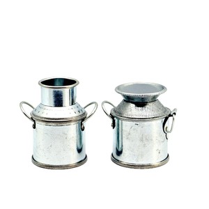 Miniatures de maison de poupée, accessoires miniatures pour maison, mini bidon de <span class=keywords><strong>lait</strong></span> en métal, seau en métal, décoration de jardin - Product Image 1