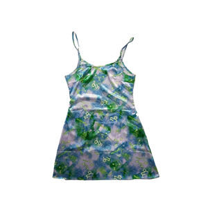 Chemise de nuit en satin personnalisée pour <span class=keywords><strong>femme</strong></span>, motif 12 signes du zodiaque, style été, nuisette sexy, lingerie, chemise de nuit complète - Product Image 4