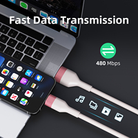 Cable de carga USB C PD20W Simple gratuito más vendido 1M iPhone 14 Pro 2M Cable tipo C Cables de datos para iPhone 13 Pro 14 Cable de carga