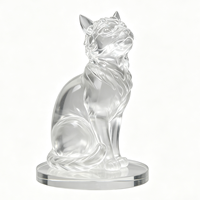 Prototypes en résine de polycarbonate PC transparente pour impression 3D, haute clarté, fabricant de statues d'animaux en plastique, MOQ 1 pièce