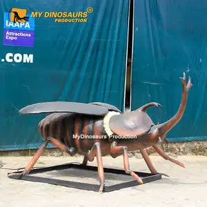 Z Mijn Dino AI-005 Pretpark Levendige Levensgrote Animatronic Insecten Kever Model