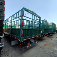 Semi-remorque à clôture pour le transport de bétail, 3 essieux, en acier, haute qualité, personnalisée, 20-50 tonnes, vente directe usine, pour le Nigéria