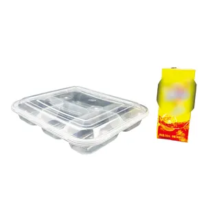 फैक्टरी थोक डिस्पोजेबल रेस्तरां के लिए Recyclable दोपहर के भोजन के बॉक्स माइक्रोवेव खाद्य कंटेनर दोपहर के भोजन के बॉक्स डिस्पोजेबल भोजन बॉक्स