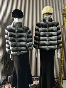 सर्दियों की लक्जरी असली चीनी चीनी फर का कोट थोक मूल्य के साथ थोक मूल्य वास्तविक चीनी चीनी फर जैकेट - Product Image 3