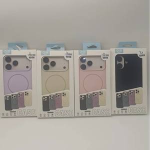 <span class=keywords><strong>Coque</strong></span> de téléphone portable de série fine magnétique en silicone de <span class=keywords><strong>marque</strong></span> de luxe avec protecteur de caméra pour Apple 17promax - Product Image 2