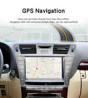 Estéreo de coche Android CARUPEZ de 9 pulgadas para Lexus LS460 LS600 2006-2012 alta configuración con DSP GPS estilo OEM 1 año de garantía