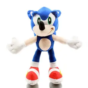 Wholesale high quality 20cm 30cm 45cm pp cotton Sonic plush toy Sonic plush doll grab doll for kids