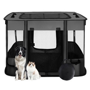 Pet Playpen Foldable <b>Puppy</b> Cat Kennel Portable Dog Crate With Breathable Shade Cover Pet Travel Carrying Case for Indoor Outdoor - Product Image 6