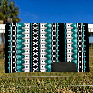 EQUIPRO Sudadero Clásico de Fieltro de Lana Rosa, Modelo Personalizable, Tejido a Mano, Protección para Caballos con Funda para Sudadero - Product Image 1