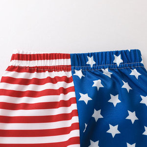 Conjuntos de Ropa para Niña del 4 de Julio, Pantalones de Campana para el Día de la Independencia, Conjunto de 2 Piezas con Tirantes y Pantalones para Niñas - Product Image 5