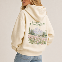 Sweat à capuche oversize personnalisé pour femme, épaules tombantes, broderie vintage de haute qualité, logo personnalisé, sweat à capuche décontracté doux et vintage