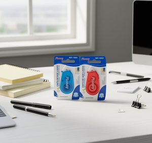 Nastro biadesivo Pioney 6mm 5m rosso e blu per uso in ufficio e scuola - Product Image 2