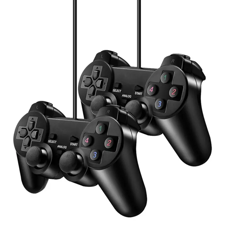 Prezzo di fabbrica Controller PS2 controller di gioco economico Joystick controller cablato per Gamepad PS2